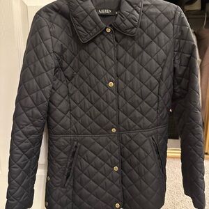 Ralph Lauren Navy Quilted Puffer Jacket